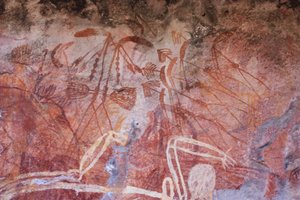 Gerangschikte eenvoudige figuren